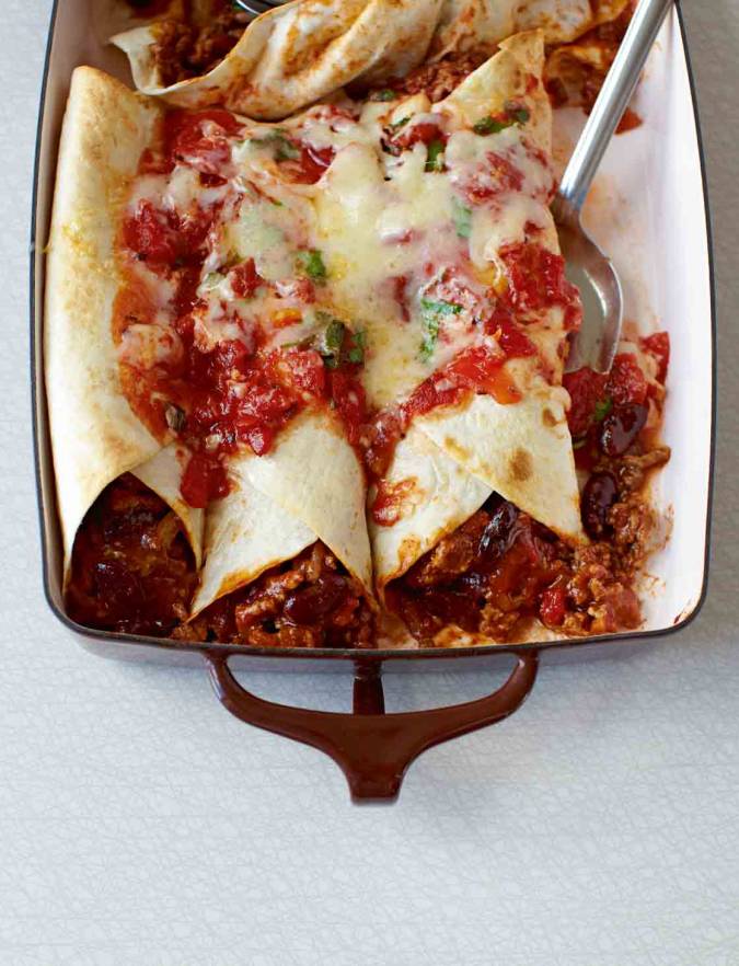 Spicy enchiladas | Sainsbury's Magazine