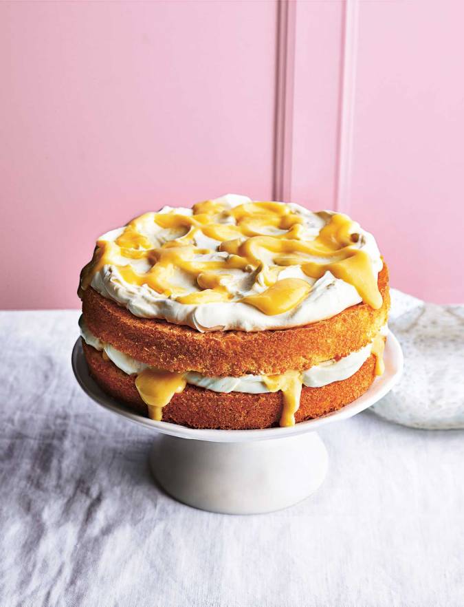 Lemon Mascarpone Victoria Sponge Recipe Sainsburys Magazine 