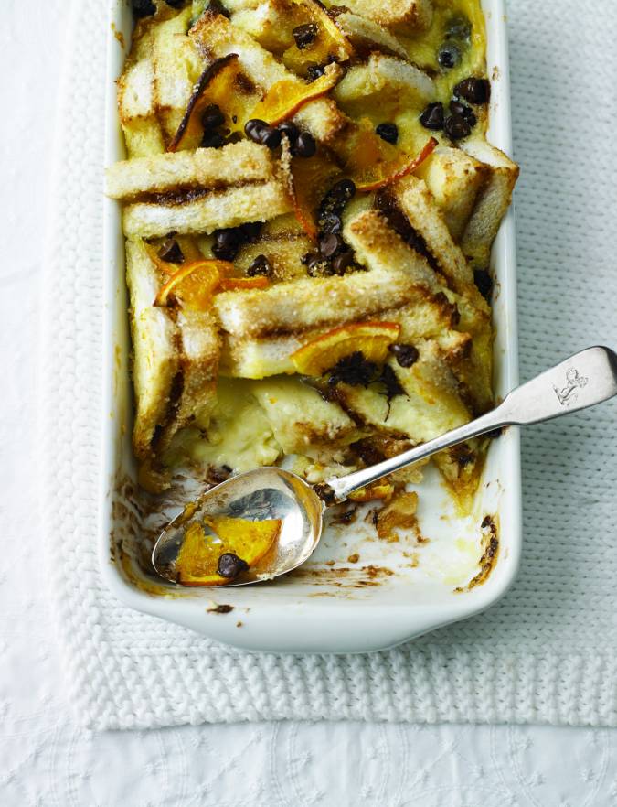 Orange Choc Chip Bread And Butter Pudding Sainsbury S Magazine