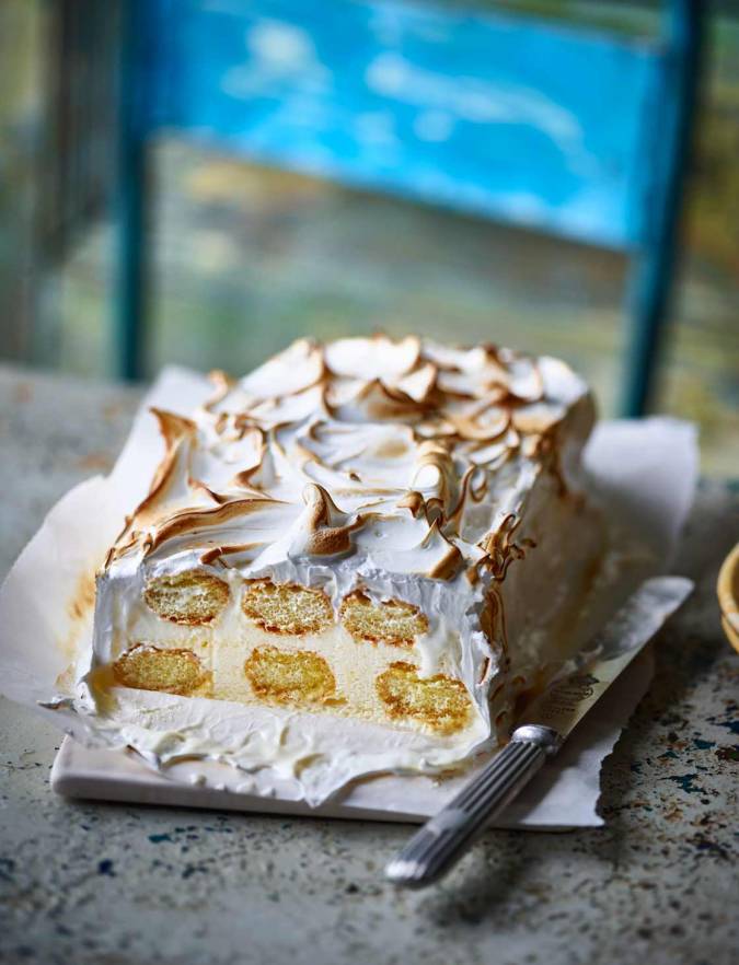 Lemon meringue ice cream loaf recipe | Sainsbury's Magazine