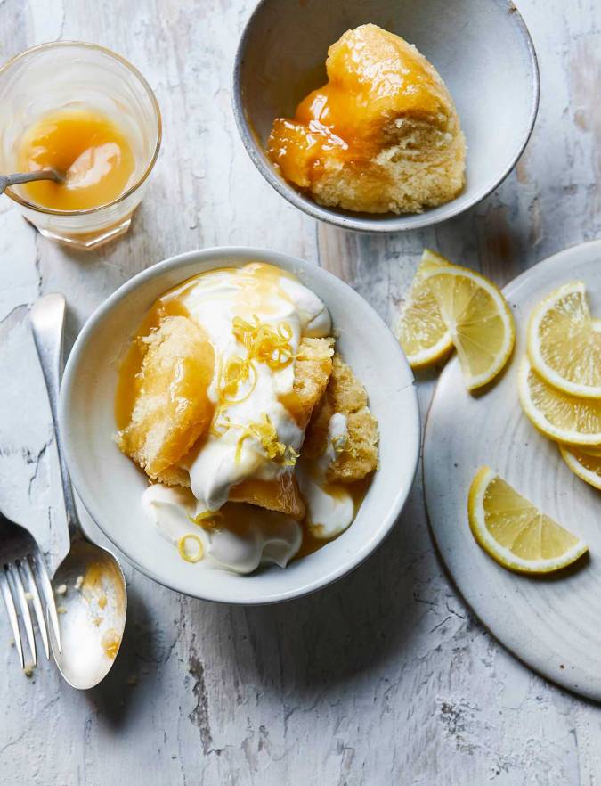 Microwave lemon pudding recipe | Sainsbury's Magazine