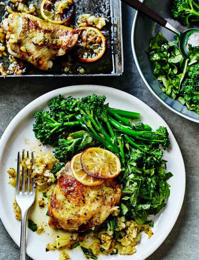 Lemon And Pineapple Roasted Chicken Recipe Sainsbury S Magazine