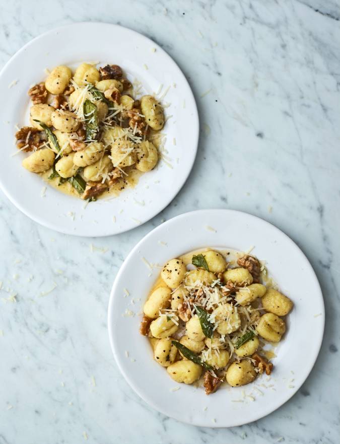 Walnut and sage gnocchi recipe | Sainsbury's Magazine