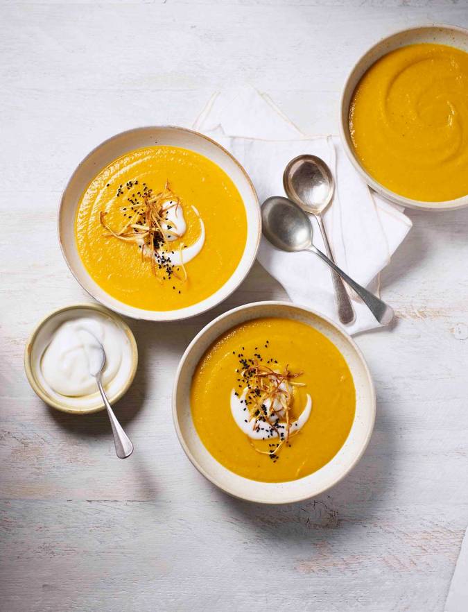 Carrot, parsnip and ginger soup recipe | Sainsbury's Magazine