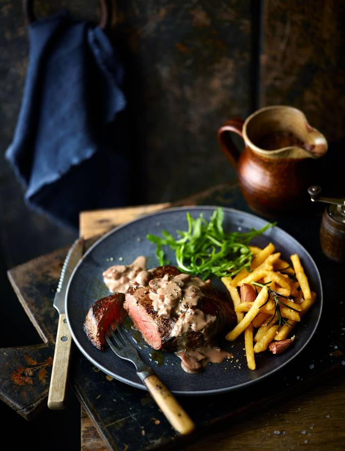 Steak Diane recipe | Sainsbury's Magazine