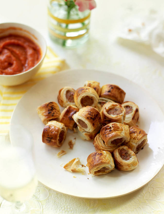 Mini Sausage Rolls With Homemade Ketchup Sainsbury S Magazine