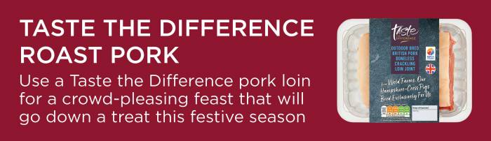 Sponsored: Roast pork loin with cranberry glazed pigs in blankets