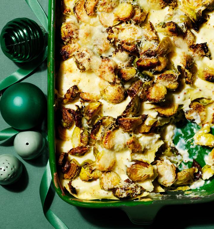 Brussels sprouts lasagne