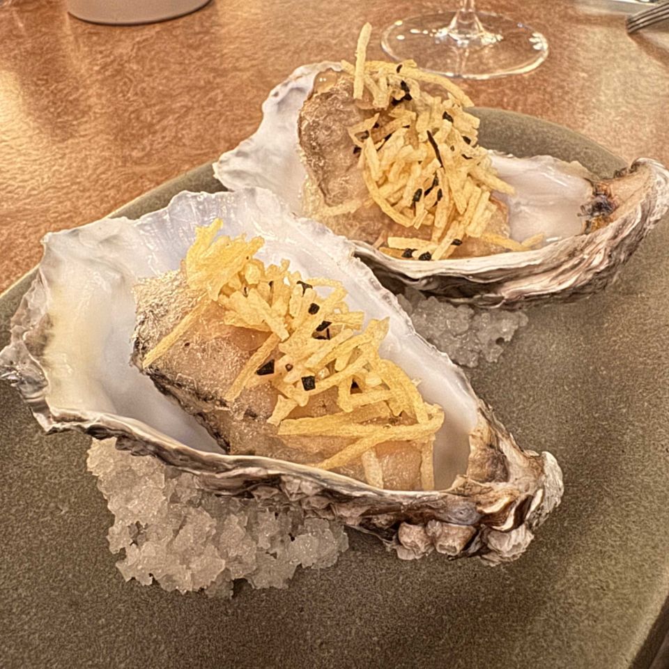Tempura rock oysters