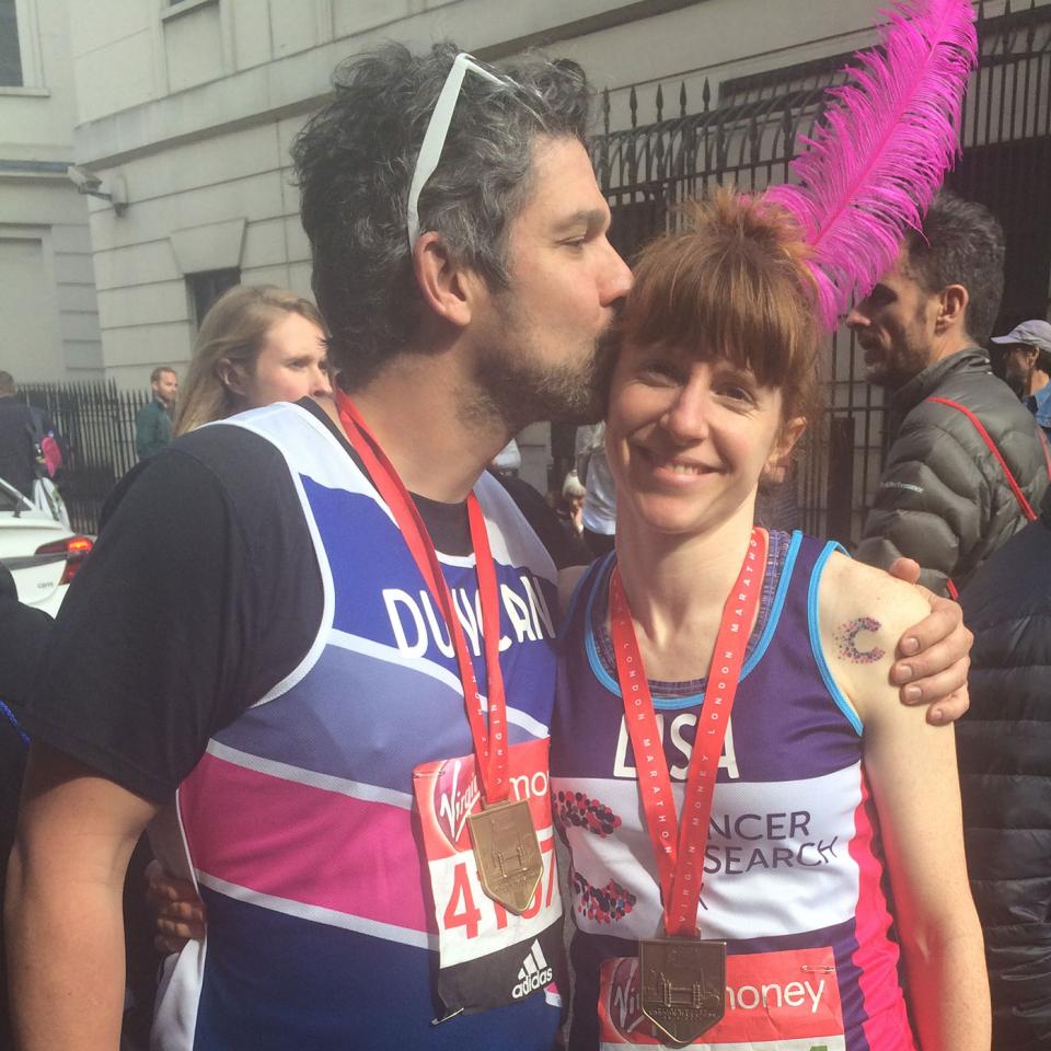 Post-marathon pub celebrations
